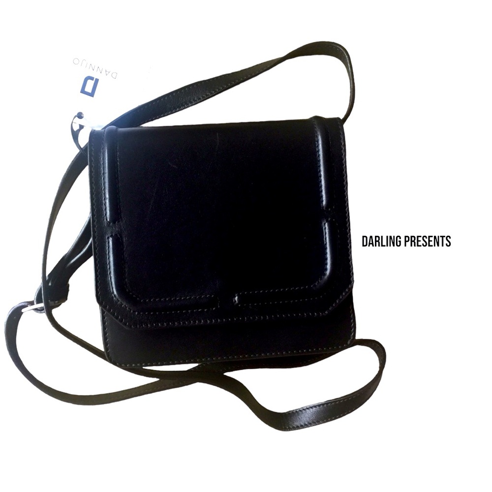 Dannijo Crossbody Italian Leather Crossbody Handbag Women Color Black